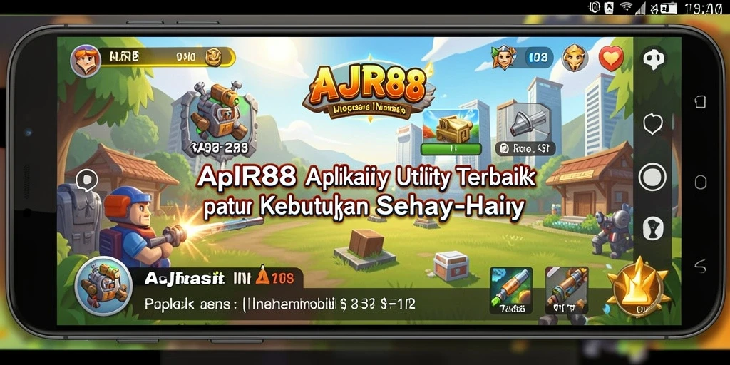 Tampilan utama <strong>AJR88</strong> yang intuitif dan fungsional untuk kebutuhan utility.
