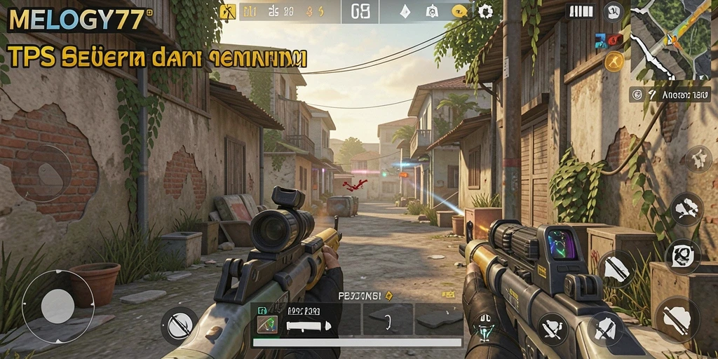 Tampilan gameplay seru dan aksi di MELODY77