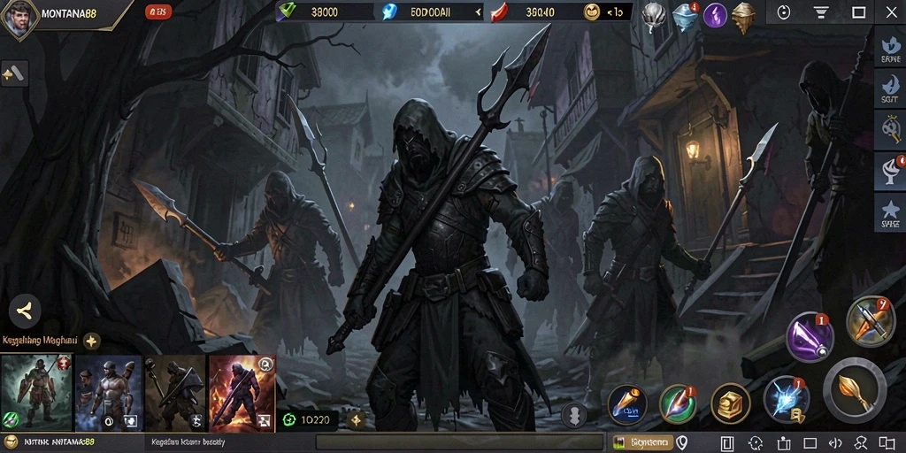 Tangkapan layar dari gameplay menakutkan MONTANA88 yang penuh ketegangan.