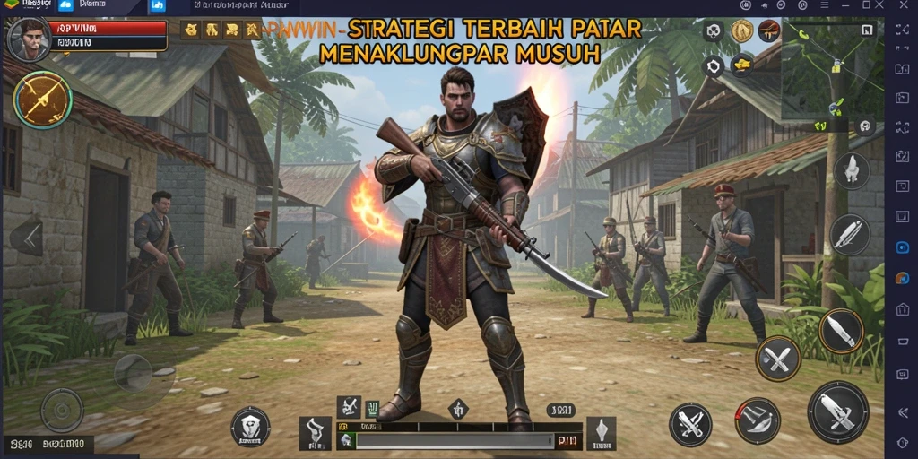 Tampilan gameplay seru dan strategis dalam RPWIN.