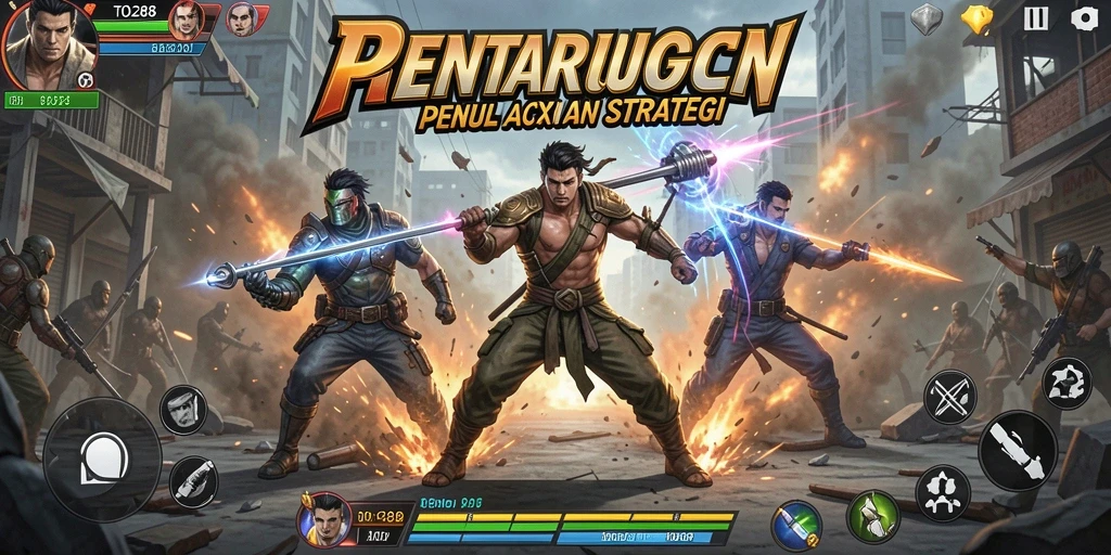 Tampilan gameplay TO288 menampilkan aksi bertarung yang mendebarkan.